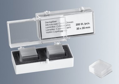 Cover glasses No.1.5, 18x18mm