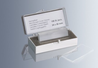 Cover glasses No. 1, 24x55 mm