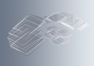 Cover glasses, 22 mm diameter