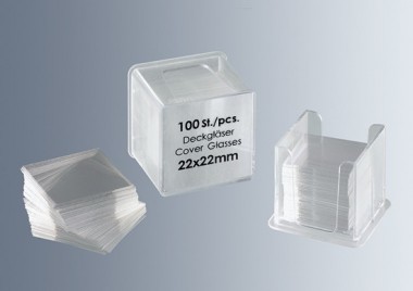 Cover glasses No. 1, 20x20 mm