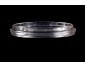KIT-5030 dish (&lid). Size: 50x7 mm. Glass aperture 30 mm. with 'Safe Grip' rim.