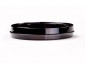 KIT-5040B black dish, size 50x7 mm. With a 'Safe Grip' rim. Glass aperture 40 mm.